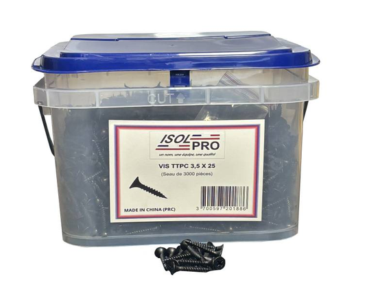 Vis TTPC de 25 (Seau de 3 000)